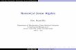 Numerical Linear Algebra - KOCWcontents.kocw.net › ... › 2016 › pusan › kimhyunmin › 1.pdf · SchedulePrerequisitePreliminariesErrors and Algorithms Numerical Linear Algebra