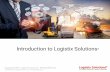 Introduction to Logistix Solutions › wzukusers › user-32781773...facilities with complex transport mode, demographic, tax and labor considerations and facility constraints to present