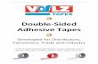 Double‐Sided Adhesive Tapes · V 1.20 – 27.01.2020 Page 2 What is a double‐sided adhesive tape? Double sided adhesive tapes are very practicable for constructive, demanding