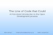 The Line of Code that Couldoss-watch.ac.uk › events › 2009-10-09 › markjohnson.pdf · The Line of Code that Could Contributing to an Open Source project You're already using