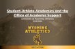 Student-Athlete Academics and the Office of …...•Student-athlete cumulative grade point averages at the conclusion of the 2014-2015 academic year were .035 points higher than the