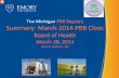The Michigan PBB Registry Summary: March 2014 ... The Michigan PBB Registry Summary: March 2014 PBB