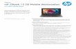 HHPHPP ZZZBBBooooookkk 111555 GGG666 MMMooobbbiiilllee …downloads.c3a.be/brochures/HPZbook_15_g6_brochure_juli2019.pdf · Data sheet | HP ZBook 15 G6 Mobile Workstation HP recommends