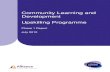 Community Learning and Development Upskilling … › download › pdf › 4151059.pdfCommunity Learning and Development Upskilling Programme: Phase 1 Report by Lifelong Learning UK