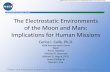 NASA Kennedy Space Center The Electrostatic … › archive › nasa › casi.ntrs.nasa.gov › ...NASA Kennedy Space Center Electrostatic Environment of the Moon • Extremely rarefied