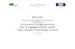 ountry Strategy Framework including a ountry Programme for ... · BELIZE Country Strategic Framework including a Country Programme for engagement with the Green Climate Fund 2 This