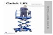 Quick Lift UB Series Product Manual - LECTURA Specsa… · Quick Lift UB Series Product Manual - 1 - Congratulations on your purchase of this ... Emergency Down 4d. Pump assy 4e.