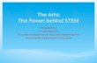The$Arts:$ ThePowerbehindSTEM$ · *The(arts(foster(creativity,and(creativity(is(central(to(our(business(strategy.Indeed,we(believe(there(is(a(strong(link(between(the(creativity(nurtured(by(the(arts