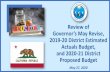 Review of overnor’s May Revise, - Home - Chula Vista ... · 5/27/2020  · Review of overnor’s May Revise, 2019-20 District Estimated Actuals Budget, and 2020-21 District Proposed