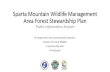 Sparta Mountain Wildlife Management Area Forest ... Sparta Mountain WMA Forest Stewardship Planning 2009: Original Forest Stewardship Plan (FSP) approved 2010-2015: Four forestry activities