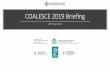 COALESCE 2019 Briefing - HEAnetresearch.ie/.../2018/05/COALESCE-2019-Briefing-Slideshow.pdfDr. Kasey Treadwell Shine, Research and Evaluation Unit, DCYA 28th May 2019 26 Under Strand
