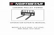 loader mounted forks - Northstar Attachments › assets › manuals › ...stand ALL Safety and Operating instructions in the manual and to follow these. Accidents can be avoided.