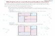 Multiplication and Division KenKen Puzzles · Multiplication and Division KenKen Puzzles Directions: Solve the multiplication and division problems in each colored section, or cage,