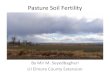 Pasture Soil Fertility - University of Idaho · Soil Test for Fertility •If soil tests indicate fertilizer is needed, apply and work the fertilizer 4-6 in. into the surface when