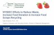 NYSDEC Efforts to Reduce Waste, Increase Food Donation ... › vs-uploads › Organics Summit... · Increase Food Donation & Increase Food Scraps Recycling Sally Rowland, Ph.D., P.E.