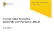 Canaccord Genuity Growth Conference 2018 · 5 • • • • UK Convenience is the place to be and growing PayPoint value * Canaccord Growth Conference 2018 - BostonFile Size: 2MBPage