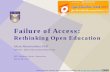 Failure of Access - Summitsummit.sfu.ca/system/files/iritems1/17141/Abeywardena_slides.pdf · Adviser: Open Educational Resources. SFU, Harbour Centre, Vancouver. March 28, 2017.