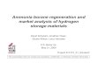 Ammonia Borane Regeneration and Market Analysis of Hydrogen … · 2009-06-18 · Ammonia borane regeneration and market analysis of hydrogen storage materials. David Schubert, Jonathan