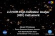 LUVOIR High Definition Imager (HDI) Instrument · 11/9/2016  · 4. HDI – Detectors I RIT has been developing CMOS detectors that have good sensitivity in NUV and in visible. They
