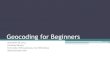 Geocoding for Beginners › resources › Documents › grs › ...Nov 18, 2013  · TIGER/Line®, Google Maps API, OpenStreetMap, etc. 3. Assign coordinates to each input address