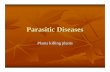 Parasitic Diseasesdunnam.net › triton › pathology › parasitic_diseases.pdf · 2008-12-05 · Parasitic Plants According to the American Heritage Dictionary a parasite is- An