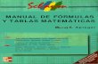 MANUAL DEFÓRMULAS ’ Y TABLAS MATEMÁTICAS I · 2019-10-05 · MANUAL DE FORMULAS Y TABLAS MATEMATICAS 2 400 FORMULAS Y 60 TABLAS MURRAY R. SPIEGEL, Ph. D. Profesor de Matemáticas