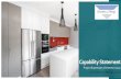 Capability Statement - Kitchen & Fittings...Services Kitchens, Bathroom & Laundries Innovative designs and functional solutions Interior Fittings Quality cabinetry and joinery Renovations