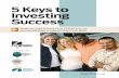 5 Keys to Investing Success › sites › default › files › ... · cial portion of your balance sheet that should concern you the most: money in savings accounts, stocks, bonds,