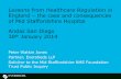 Lessons from Healthcare Regulation in England – the case and … · 2014-10-14 · Lessons from Healthcare Regulation in England – the case and consequences of Mid Staffordshire