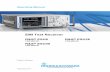 EMI Test Receiver · 1302.6163.12-01-Printed in Germany Test and Measurement Division Operating Manual EMI Test Receiver R&Sﬁ ESU8 1302.6005.08 R&Sﬁ ESU26 1302.6005.26 R&Sﬁ