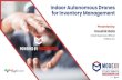 Indoor Autonomous Drones for Inventory …Indoor Autonomous Drones for Inventory Management Presented by: Kaushik Gala Chief Business Officer FlytBase, Inc.