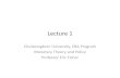 Lecture 1 - web. efisher/Lecture 1.pdfآ  Lecture 1 Chulalongkorn University, EBA Program Monetary Theory