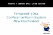 Fernwood 3D12 Conference Room System · Conference Room 3D12 is equipped to provide: Audio Teleconferencing Video Conferencing Room Computer with Adobe Connect Two Laptop Interfaces