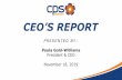 2019.11.18 CEO BOT Report V6 - CPS Energy...Winter campaign messaging communicated via postcard mailer, bill message, advertising, in addition to ongoing social media and media outreach.