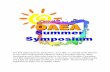 The first OAEA Summer Symposium, June 29th, is a special ...€¦ · 12:45 2:15 p.m. Workshop Session 2 in Design Studios on Broad 2:15 2:30 p.m. Break 2:30 4:00 p.m. Workshop Session