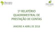 1º RELATÓRIO QUADRIMESTRAL DE PRESTAÇÃO DE CONTASosbrasil.org.br/wp-content/uploads/2018/07/MG-Itabira_1º... · 2018-07-02 · quadrimestral de prestaÇÃo de contas janeiro
