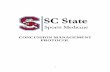 CONCUSSION MANAGEMENT PROTOCOL › sidearm.sites › scsu... · 5. All SC State University Coaches (full time, part time, volunteer), Strength and Conditioning Staff (full time, part