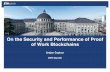 On the Security and Performance of Proof of Work Blockchains › 8b32 › 309a7730de87... · interval time to 1 minute do not considerably penalize security. => PoW blockchains can