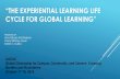 “THE EXPERIENTIAL LEARNING LIFE CYCLE FOR GLOBAL LEARNING” · Overview of the Experiential Learning Life Cycle. Strategies for each stage of the cycle Our Resource and Reflection