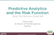 Predictive Analytics and the Risk Functionpredictive intelligence to improve employee turnover. Mapping Helping Sales tap into developing markets and identifying opportunities for