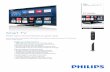 43PFL4901/F7 Philips 4000 series LED-LCD TV...Philips 4000 series LED-LCD TV 43" class/po 43PFL4901 Smart TV Performance and connectivity at a great value featuring wireless connectivity