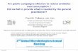 Are public campaigns effective to reduce antibiotic … · 2016-08-18 · Where has this material been published and/or presented ? • Slides 3 through 16 (antibiotic consumption