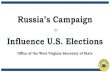 Russia’s Campaign · 2019-04-19 · Overview To Putin, the End Justifies the Means Russia Used Campaign Ads & Social Media in U.S. to: • Create Doubt, Sow Discord & Generate Chaos