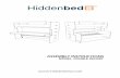 instrucciones DOUBLEDECKER M1 · bed TM H10 Attach bunk bed slat cleat (6) to bunk bed side(4)usingscrewH10. Attach body sides (1) to bottom stretcher (3), bunk bed side (4)andbodyback(5)fixedusingdowelsandscrewsH2.