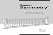 Symmetry - Amazon S3 · PDF file 2017-12-20 · Symmetry Railing Installation Instructions - 10-ft. and 12-ft. Line 1 Note: Rail lengths will vary slightly due to manufacturing processes.