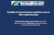 Probability of compound extreme precipitation events to ... · Probability of compound extreme precipitation events to inform engineering design. Mohamed Ali Ben Alaya, Francis W.