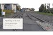Rødvig Station - Stevns Kommune · Infostander/infovæg Rejsekortstandere Belysning, skilte m.m. Anlægsfasen Anlægsperiode og gener i anlægsfasen • Anlægges i 2021 på ca.