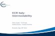 ECR Italy: Intermodability - CO3 Project · Pallet interchange and goods return management Supply chain synchronization (modal hubs) Asset Availability and Sharing Reefer swap body