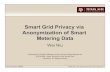 Smart Grid Privacy via Anonymization of Smart Metering Datadkundur/course_info/smart-grid-sec... · Class Presentation, Wei Niu 10 ECEN 689: Cyber Security of the Smart Grid, Spring