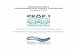 PROPOSITION GROUNDWATER GRANT PROGRAM GUIDELINES...limited to, water supply, flood control, land use, and sanitation (Water Code section 79707(e)). 2.1.3 Proposition 1, Chapter 10